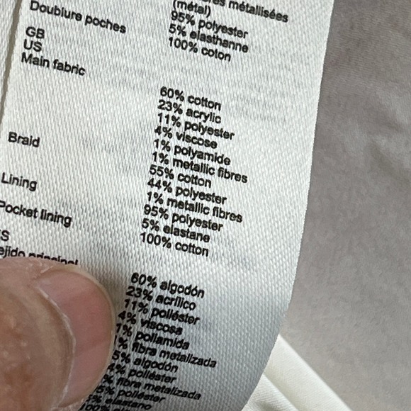 Maje Women's Venetia Two-Tone Tweed Jacket Pink Sz 40 Preppy Old Money - Picture 10 of 11